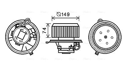 AVA QUALITY COOLING Sisätilapuhallin AL8139